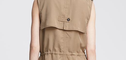 banana republic trench vest