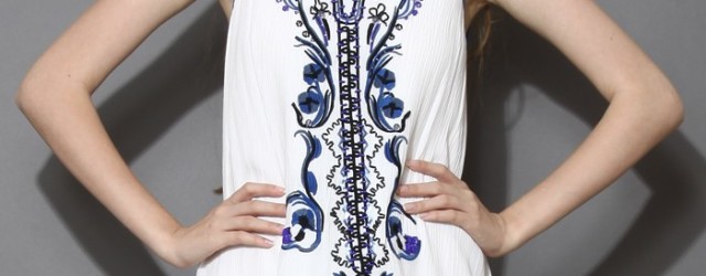 white embroidered dress