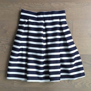 chicwish striped tulip skirt