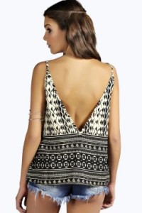 boohoo low back cami