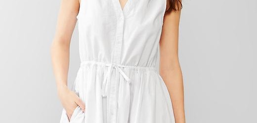 gap doby fit and flare dress