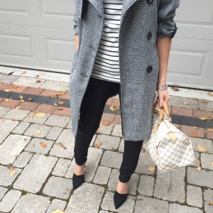 chicwish grey trench oufit